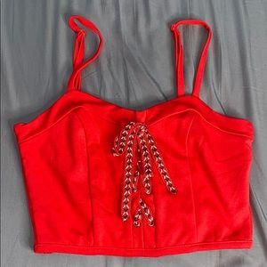 Red crop top ❤️